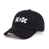 2017 big bone embroidery ACDC baseball cap women men cotton snapback baseball hat cap hot sale sun hat sports cap wholesale - webtekdev