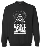 2019 hoodies men sweatshirt spring winter Dont Trust Anyone Illuminati All Seeing Eye printed fashion cool men's sportwear kpop - webtekdev