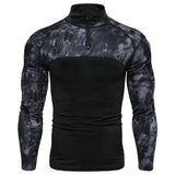 Mege Camouflage Tactical Military Clothing Combat Shirt Assault Multicam ACU long sleeve Army Tight T shirt Army USMC Costume - webtekdev