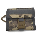 Tactical Wallet Hook & Loop Military Army Camo wallet Hook Tactical Purse Slim Coin Bag Key Ring Card Holder Outdoor Hunting Bag - webtekdev