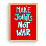 Make Art Not War Pop Art Vintage Poster Prints Oil Painting On Canvas Wall Art Murals Pictures For Living Room Decoration - webtekdev