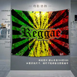 Bob Marley Banner Music Rock Band Reggae Jamaica Lion Home Decoration Hanging flag 4 Gromments in Corners 3*5FT 144cm*96cm - webtekdev