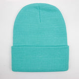 Solid Unisex Beanie Autumn Winter Wool Blends Soft Warm Knitted Cap Men Women SkullCap Hats Gorro Ski Caps 24 Colors Beanies - webtekdev