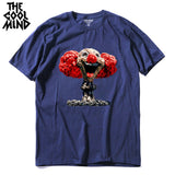COOLMIND QI0320A summer cool 100% cotton printed funny men T shirt new design short sleeve casual mal cewneck Tshirt for men - webtekdev