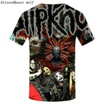 Brand Gothic Shirt Slipknot T-shirt Punk Shirts Rock Tshirt Print 3d T Shirt Men Short Sleeve Mens Clothing Casual Wear 2019 - webtekdev