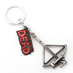 The Walking Dead Keychain Crossbow Bow and Arrow Key Chain Retro Key Ring Action Figure Cosplay Toys 3Colors - webtekdev