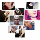 Hippie Acrylic Big Black Pentagram Star Earrings Dangle Hanging Earings Gifts for Women Party Fashion Jewelry Aretes De Mujer (Black) - webtekdev