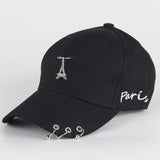 Dad Hat BTS Creative Piercing Ring Baseball Cap Punk Hip Hop Caps Cotton Adult Casual Solid Adjustable Unisex Caps Snapback - webtekdev