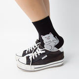 New Mid Crew Socks Lord Normal Alien Cat ET Pop-Up Spaced WE OUT HERE Skater come in peace Men Road Trip 34-43 - webtekdev