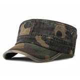 Fibonacci 2018 New Classic Camouflage Men Military Caps Army Cadet Hats Cotton Adjustable Flat Top Patrol Cap - webtekdev