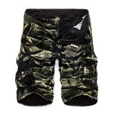 Military Cargo Shorts Men Summer Camouflage Pure Cotton Brand Clothing Comfortable Men Tactical Camo Cargo Shorts - webtekdev