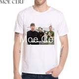 MOE CERF New Arrival Zombie skull Blink 182 Album 1999 Design T Shirt Summer Short Sleeve Funny Boy Tops Punk Teen Tees L9-O-187 - webtekdev