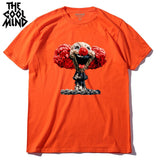 COOLMIND QI0320A summer cool 100% cotton printed funny men T shirt new design short sleeve casual mal cewneck Tshirt for men - webtekdev