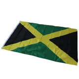 Happy Gifts 90 x150cm Jamaican Country State Flag Polyester Jamaica National Banner Large High Quality Polyester Fabrics - webtekdev