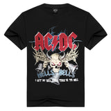 2017 Men/Women 100% cotton AC/DC T-shirts good quality ACDC tshirt Summer t shirt AC DC BELL'S BELLS Black brand clothing Tees - webtekdev