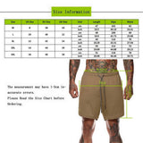 Camouflage 2 In 1 Men Gym Shorts Inside Pockets Drawstring Short Joggers Training Skinny Short Pants Workout Pantalones Cortos - webtekdev