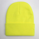 Solid Unisex Beanie Autumn Winter Wool Blends Soft Warm Knitted Cap Men Women SkullCap Hats Gorro Ski Caps 24 Colors Beanies - webtekdev