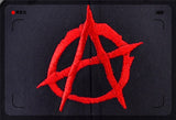 men women Print Casual Baseball Cap Men Brand Anarchy Symbol hat - Punk Rock hats Bedlam Evil Anarchist War Rocker (Black) - webtekdev