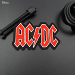 Fashion Red ACDC Ironing Badges Patches Rock Music Stickers Embroidery Applique For Jacket Jeans DIY Patchwork - webtekdev