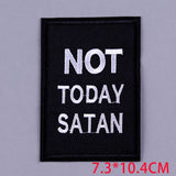 Pulaqi Punk Metal Band Cloth Patches Embroidered Patches For Clothing Applique Rock Music Fans Badges Stickers Iron on Patches F - webtekdev