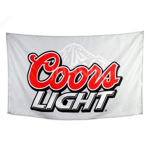 johnin polyester hanging beer promotion advertising coors light Flag (90 x 150cm) - webtekdev