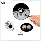 SMJEL Rock Strong Magnet Magnetic Health Care Ear Stud Non Piercing Earrings Skull David Star Tai Chi Earings Jewelry Mens Women - webtekdev