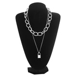 2019 Gothic chain Choker Necklace Circle rock Statement Necklace for Women goth Jewelry Vintage collier femme fashion jewelry - webtekdev