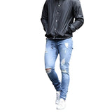 NIBESSER mens brand Skinny jeans Pant Casual Trousers 2019 denim black jeans homme stretch pencil Pants Plus Size streetwear 3XL - webtekdev
