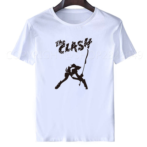 The Clash tshirt London Calling music t Shirts classic hip hop short sleeve top colored plus size O-Neck tee shirt streetwear - webtekdev