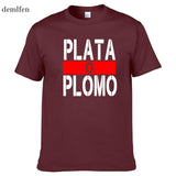 Summer New Brand Clothing Plata O Plomo T Shirts Men Narcos Pablo Escobar  T-shirt Cotton Hip Hop O-Neck Tees Tops - webtekdev
