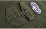 MANLI Plus Size M-6XL 2018 Men Summer Outdoor Short Sleeve Shirt Man 100% Pure Cotton Afs Jeep Khaki Shirts Army Green Clothing - webtekdev