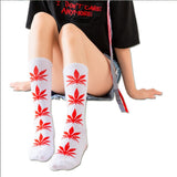 Moda Socmark Funny Socks Men Comfortable High Quality Cotton Happy Hemp Leaf Maple Casual Long Weed Crew Sock Dress Harajuku - webtekdev