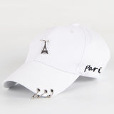 Dad Hat BTS Creative Piercing Ring Baseball Cap Punk Hip Hop Caps Cotton Adult Casual Solid Adjustable Unisex Caps Snapback - webtekdev
