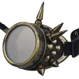 Fashion Men Women Welding Goggles Gothic Steampunk Cosplay Antique Spikes Vintage Glasses Eyewear Goggles Punk Rivet - webtekdev