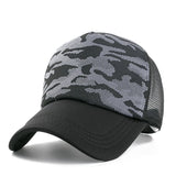 1pcs New Women Cap Female Summer Camouflage Baseball Cap Outdoor Casual Adjustable Sports Mesh Hat - webtekdev
