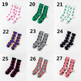 Moda Socmark Funny Socks Men Comfortable High Quality Cotton Happy Hemp Leaf Maple Casual Long Weed Crew Sock Dress Harajuku - webtekdev