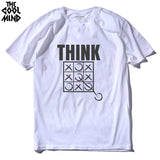 THE COOLMIND Think Outside The Box Funny Cool Creative Men T Shirt  2017 Short Sleeve O Neck Casual Men's T-shirt Tee shirts - webtekdev