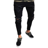 NIBESSER mens brand Skinny jeans Pant Casual Trousers 2019 denim black jeans homme stretch pencil Pants Plus Size streetwear 3XL - webtekdev