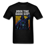 Star Wars Dark Side Darth Vader T-shirt 2018 Printed Men T Shirt Loose Street Style 80s Vintage Designer Tshirt Hip Hop - webtekdev