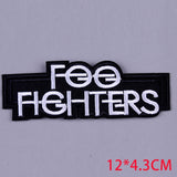 Pulaqi Punk Metal Band Cloth Patches Embroidered Patches For Clothing Applique Rock Music Fans Badges Stickers Iron on Patches F - webtekdev