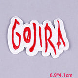 Pulaqi Punk Metal Band Cloth Patches Embroidered Patches For Clothing Applique Rock Music Fans Badges Stickers Iron on Patches F - webtekdev