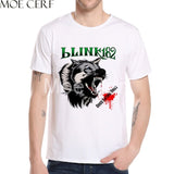 MOE CERF New Arrival Zombie skull Blink 182 Album 1999 Design T Shirt Summer Short Sleeve Funny Boy Tops Punk Teen Tees L9-O-187 - webtekdev
