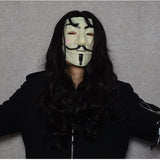 Halloween horror theme V vendetta mask Movie vendetta street dance mask V face masquerade masks - webtekdev