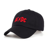 2017 big bone embroidery ACDC baseball cap women men cotton snapback baseball hat cap hot sale sun hat sports cap wholesale - webtekdev