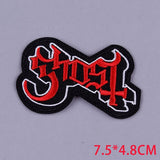 Pulaqi Punk Metal Band Cloth Patches Embroidered Patches For Clothing Applique Rock Music Fans Badges Stickers Iron on Patches F - webtekdev