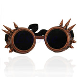 Cosplay Vintage Victorian Rivet Steampunk Goggles Glasses Welding Cyber Gothic New hot sell - webtekdev