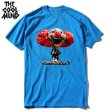 COOLMIND QI0320A summer cool 100% cotton printed funny men T shirt new design short sleeve casual mal cewneck Tshirt for men - webtekdev