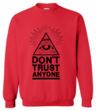 2019 hoodies men sweatshirt spring winter Dont Trust Anyone Illuminati All Seeing Eye printed fashion cool men's sportwear kpop - webtekdev