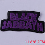 Pulaqi Punk Metal Band Cloth Patches Embroidered Patches For Clothing Applique Rock Music Fans Badges Stickers Iron on Patches F - webtekdev