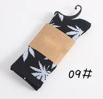 Winter high Quality Harajuku chaussette Style Weed Socks For Women Men's Cotton Hip Hop Socks Man Meias Mens Calcetines - webtekdev